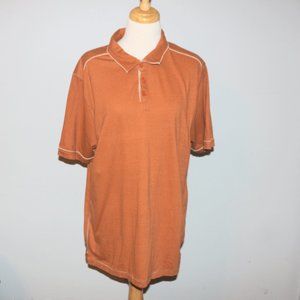Mens North River Outfitters Large Short Sleeve Polo Shirt EUC